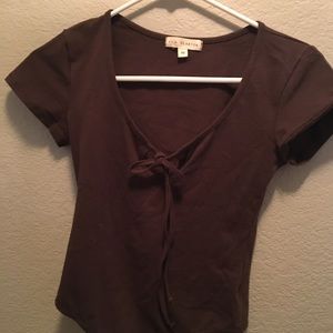 Never worn brown bodysuit
